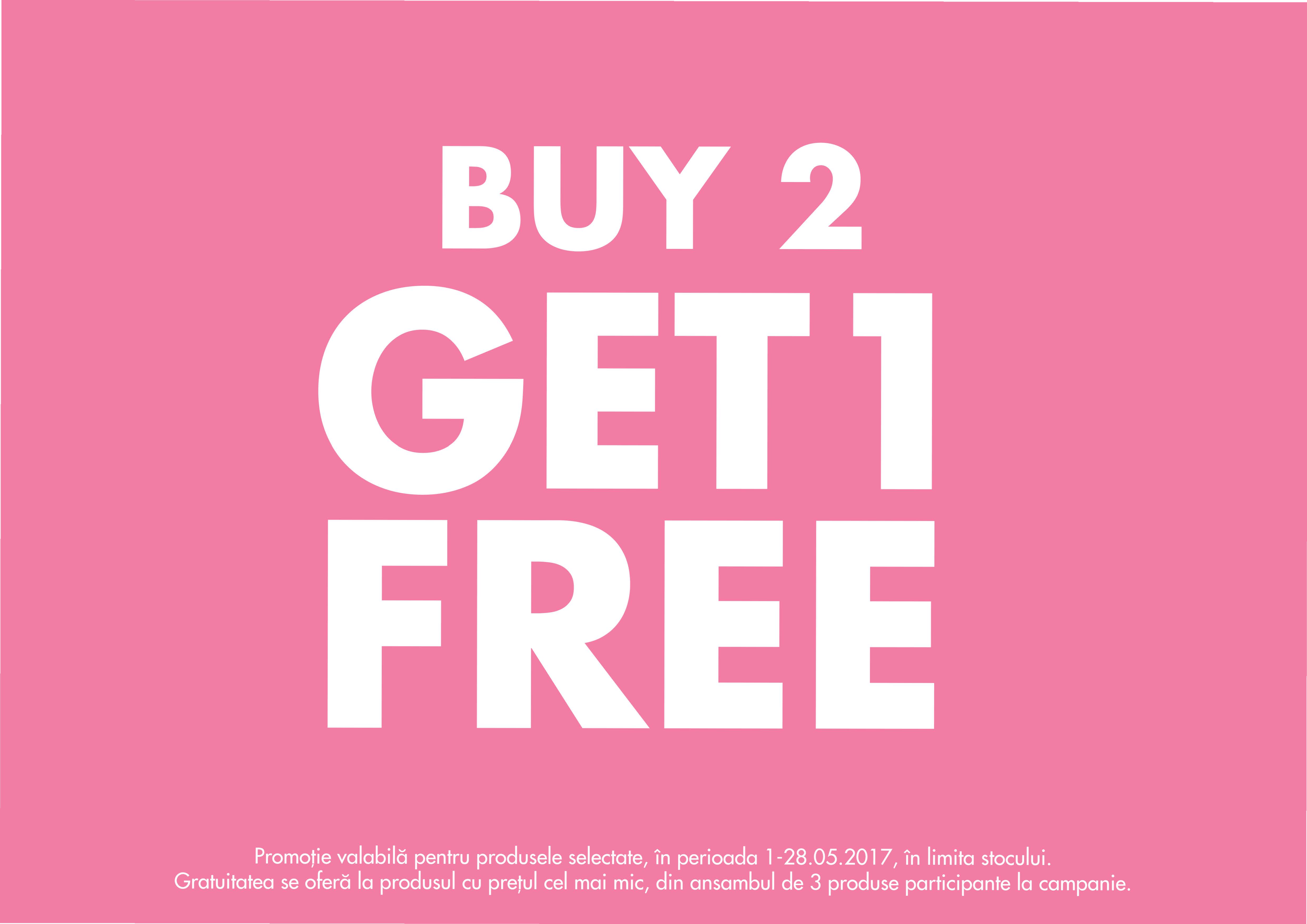 Buy 2 get 1 free Focșani Mall